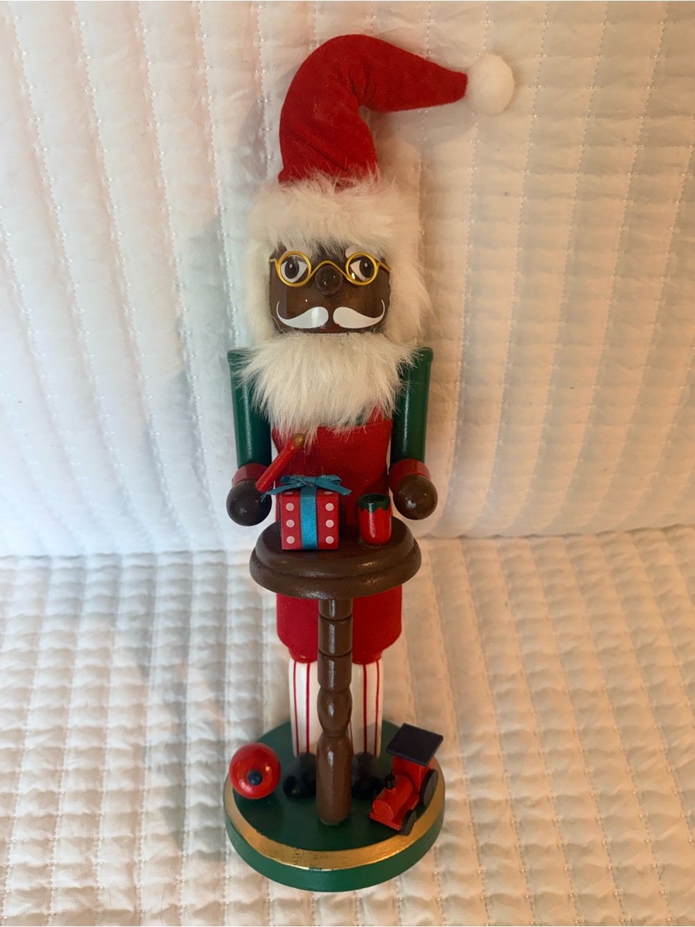 Holiday Home Santa Nutcracker Cookies Cocoa Christmas Decor 15”